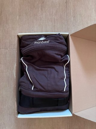 Mochila Porteo Manduca PureCotton Marrón