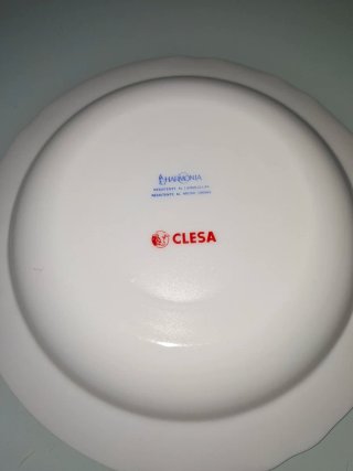 Bandeja redonda honda Harmonia flores Clesa