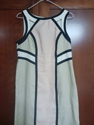 Traje K. Darly Beige/Blanco Talla M