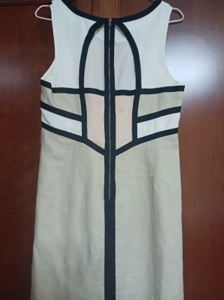 Traje K. Darly Beige/Blanco Talla M