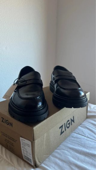 Mocasines Zign Negros Talla 42