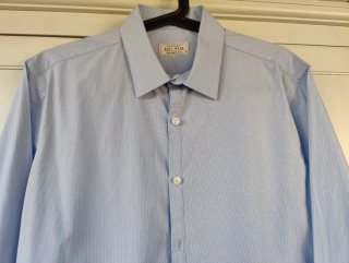 Camisa azul Easy Wear Talla M