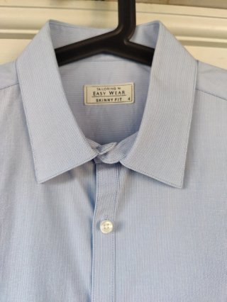 Camisa azul Easy Wear Talla M