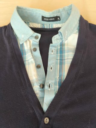 Polo Antony Morato Azul Marino Talla XL Italiana.