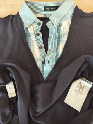 Polo Antony Morato Azul Marino Talla XL Italiana.