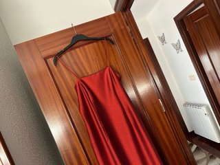 Vestido rojo largo para evento