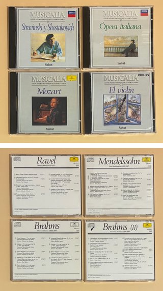21 Cd's. Lote de Musica Clasica. Mozart + Musicali
