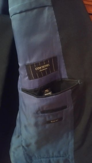 Traje Negro Caballero Cortefiel
