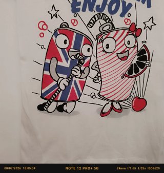 Camiseta Superstar Enjoy Talla L