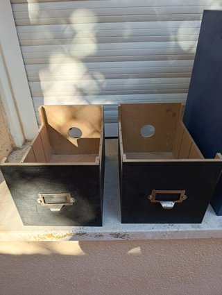 Mini cassettiera vintage in legno