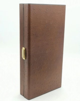 Estuche Aseo Vintage Cuero Italiano