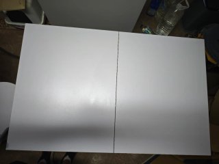 Mesa extensible blanca + 4 sillas