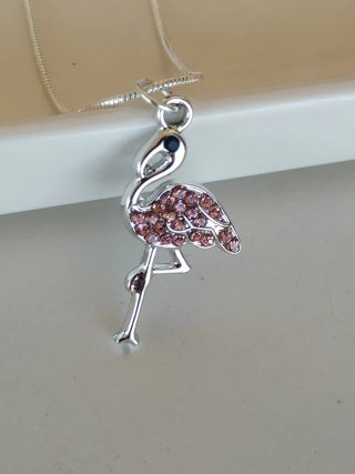 Colgante plata flamenco
