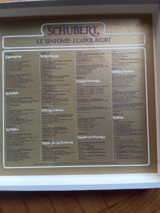 Cofanetto 10 Vinili Musica Classica Schubert