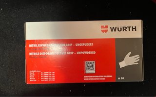 Guantes Nitrilo Wurth Talla M (50 uds)