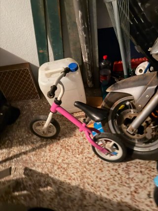 Bicicleta infantil rosa