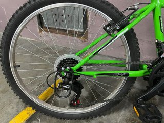 Bicicleta infantil B-PRO 24 verde