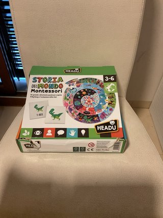 Puzzle Headu Historia del Mundo Montessori 3-6 año