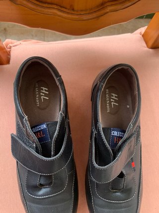 Zapatos H&L Velcro Negros mujer /Talla 39