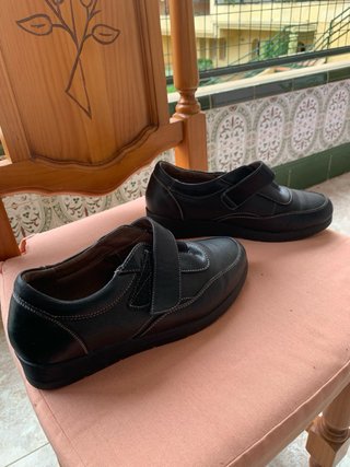 Zapatos H&L Velcro Negros mujer /Talla 39