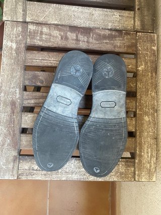 Mocasines negros de piel