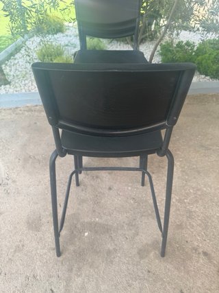 Taburetes altos negros ikea