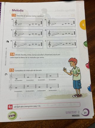 Música 4t Educació Primària, cicle mitjà