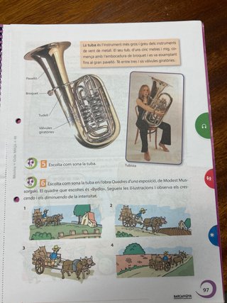 Música 4t Educació Primària, cicle mitjà