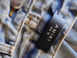 Jeans Amiri baggy fit blu