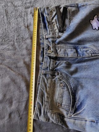 Jeans Amiri baggy fit blu
