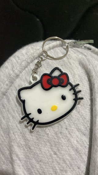 Llavero Hello Kitty con resina