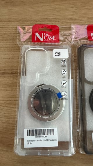 2 Fundas NCASE S25U MagSafe Transparentes