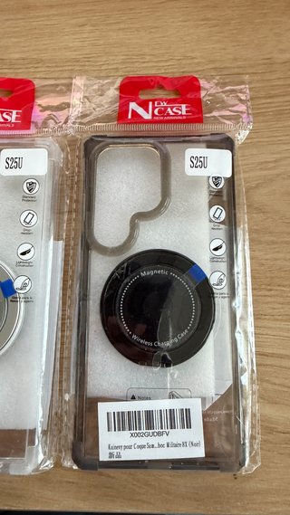 2 Fundas NCASE S25U MagSafe Transparentes