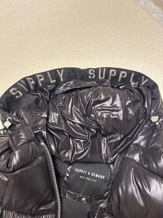 Chaqueta plumífero Supply & Demand negra