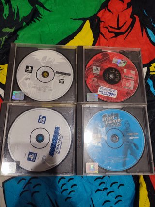 Lote PS1 Dragon Ball y Street Fighter