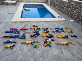 Lote 43 Pistolas Nerf Variadas