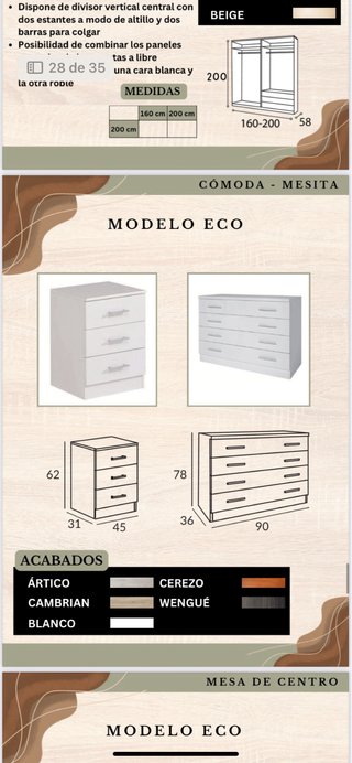 Sofá cama con colchón de madera