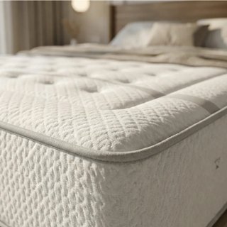 Sofá cama con colchón de madera
