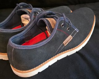 Zapatos Trappeur Azul Marino y Marrón