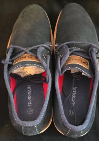 Zapatos Trappeur Azul Marino y Marrón