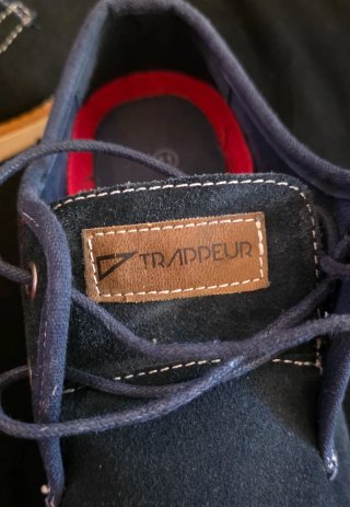 Zapatos Trappeur Azul Marino y Marrón
