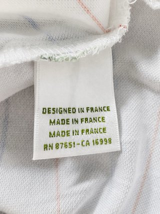 Polo Lacoste Vintage Made in France T38 Mujer Nuev