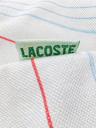 Polo Lacoste Vintage Made in France T38 Mujer Nuev