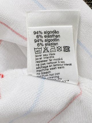 Polo Lacoste Vintage Made in France T38 Mujer Nuev