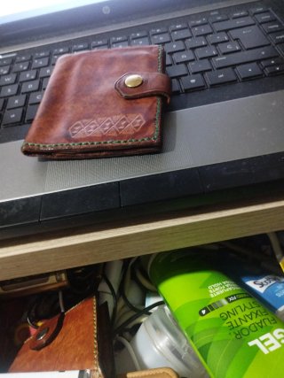 Cartera de piel hombre