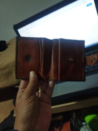 Cartera de piel hombre