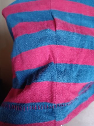 Camiseta Gant Rayas Azul y Rojo Talla XL