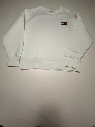 Felpa Tommy Jeans Bianca S Cotone