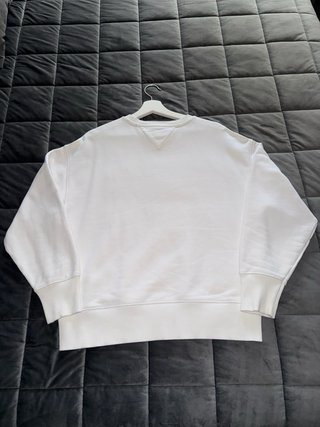 Felpa Tommy Jeans Bianca S Cotone