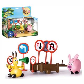 Jungle Personaggi con segnali stradali Famosa · Giocattoli